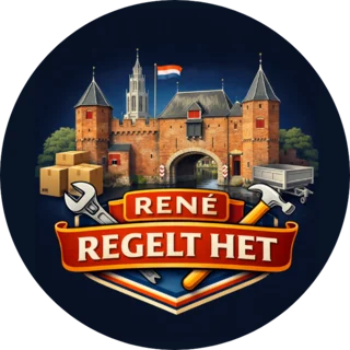 René Regelt Het logo