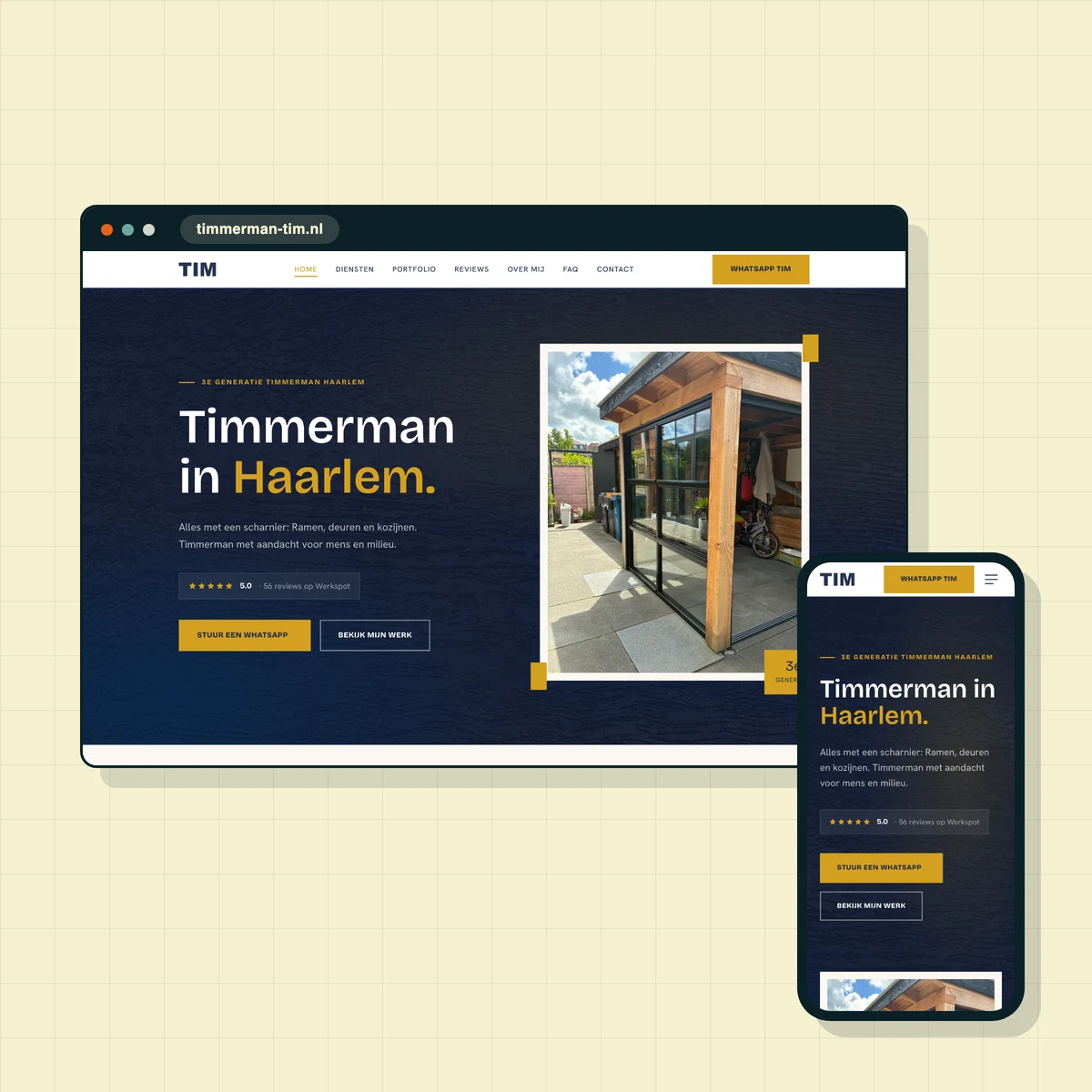 Website I built for Timmerman Tim